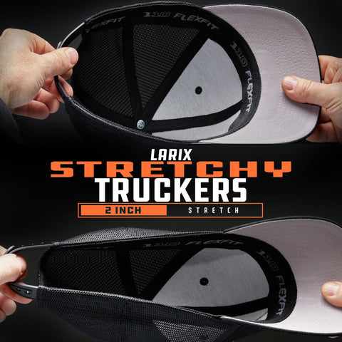 Hat Black - Flexfit Series Trucker Gear – Larix